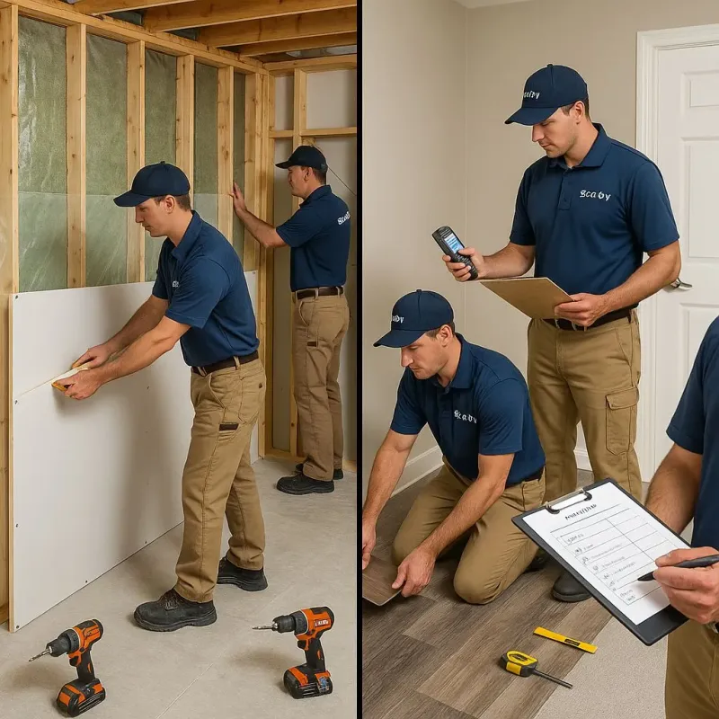 Repairs and Reconstruction process in Elmore, AL